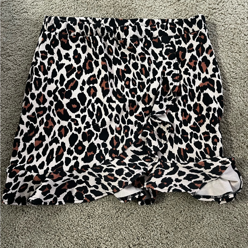 Leopard Print Skirt